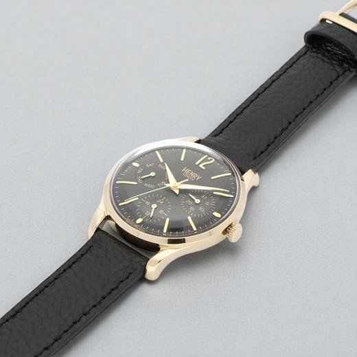 HENRY LONDON レザーウォッチ HL34-MS-0440