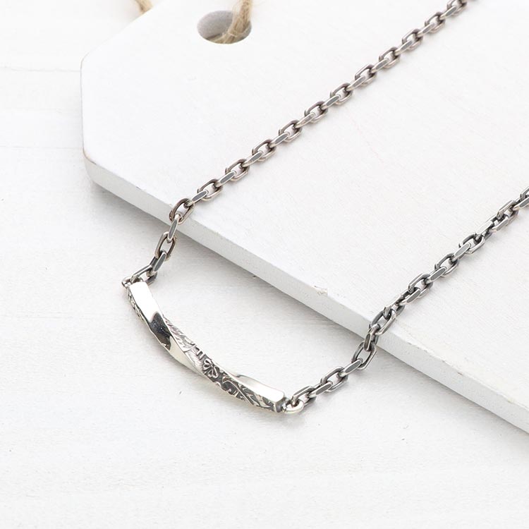 AQUA SILVER メンズ シルバーネックレス ASP-412F-WIDE