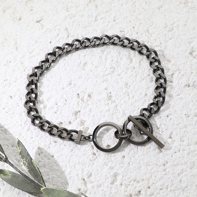 Sweet Rose ステンレスブレスレット STB001-BK