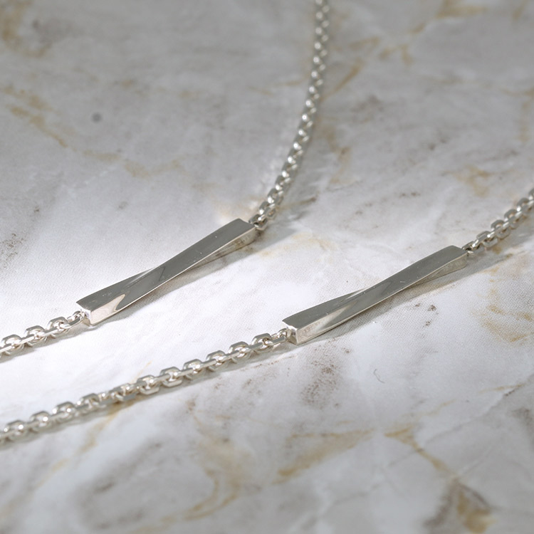 SweetRose　シルバーペアブレスレット SSB003-21-SSB003-19