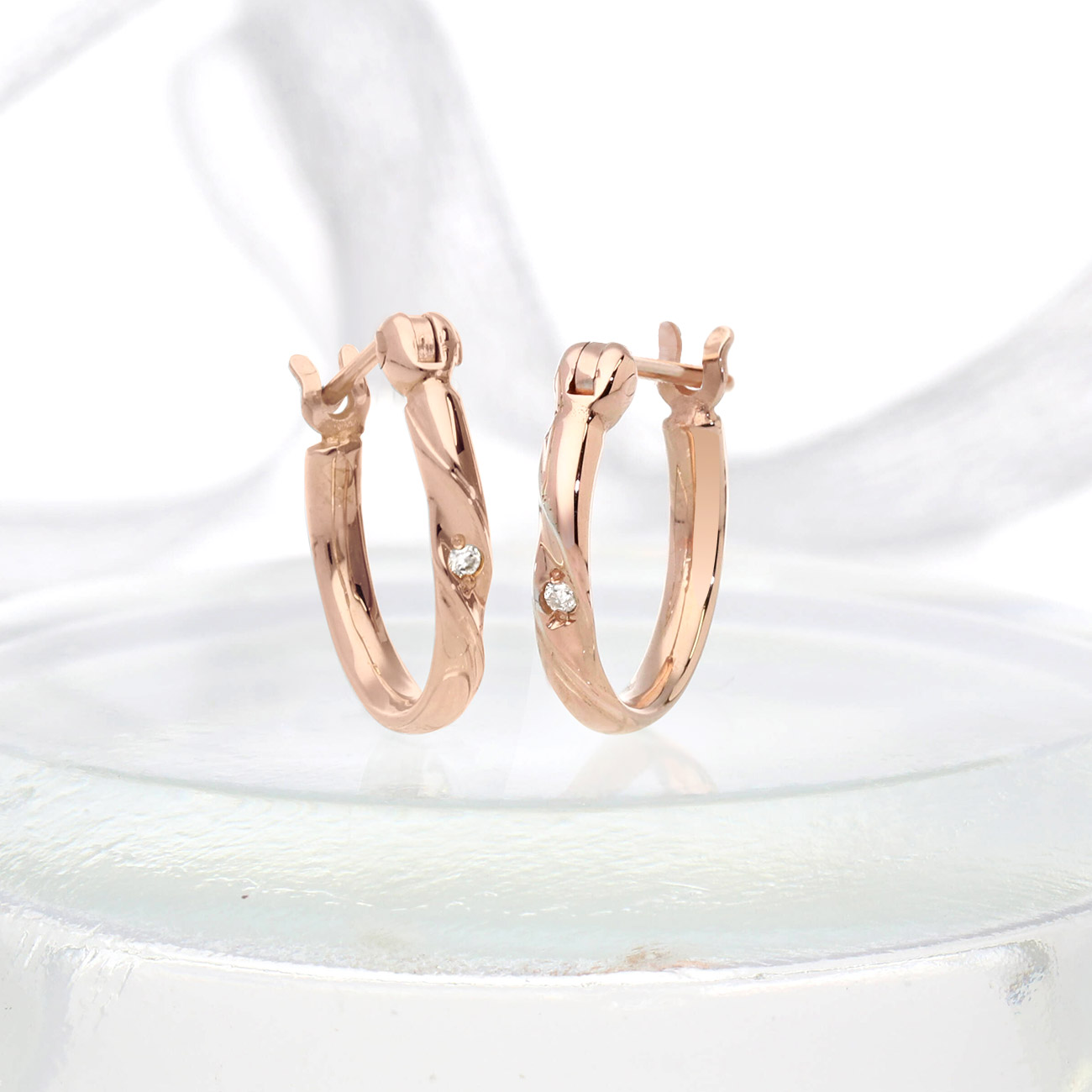 THE KISS シルバーピアス JW-SPE700DM-P