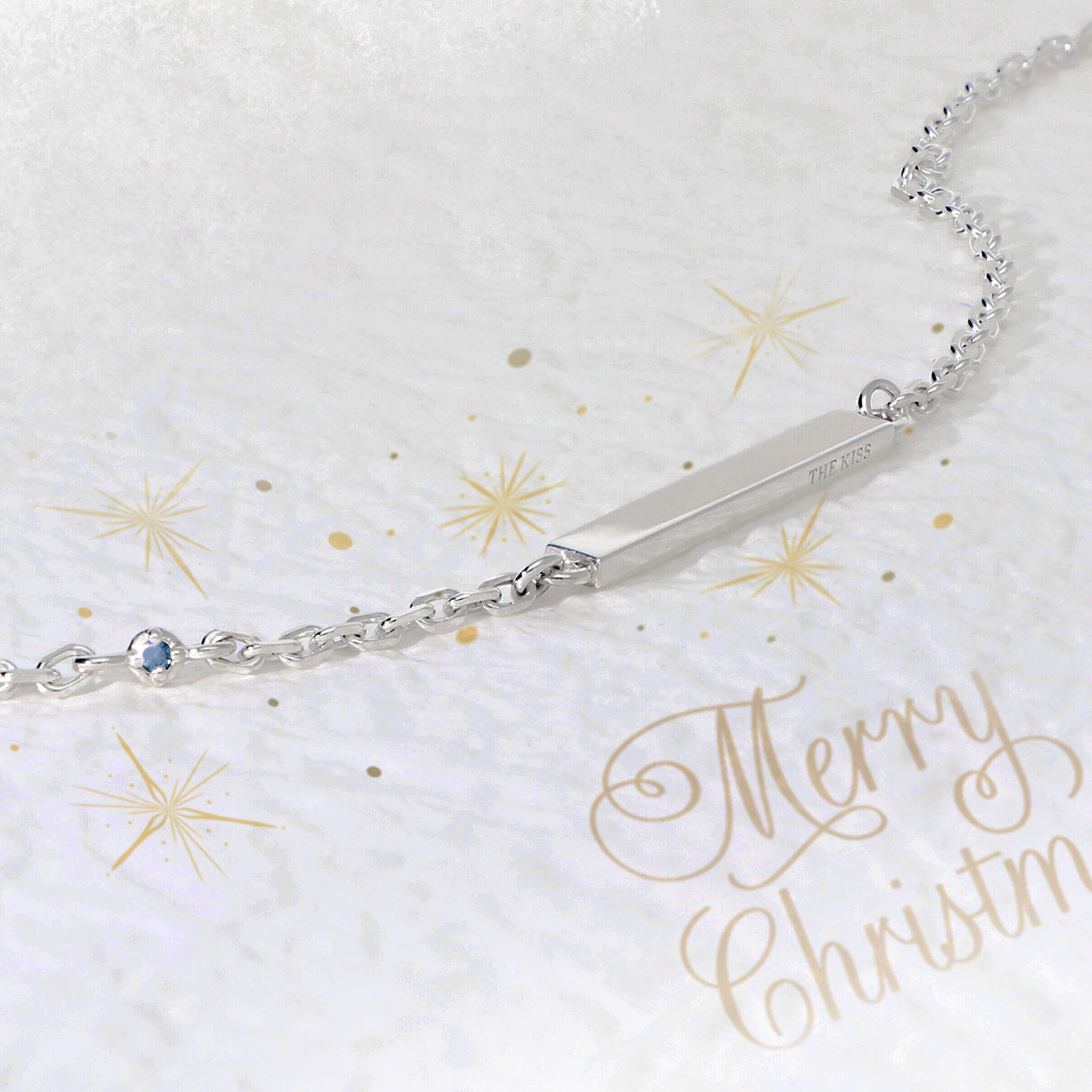 THE KISS シルバーブレスレット JW-SBR2502BDM