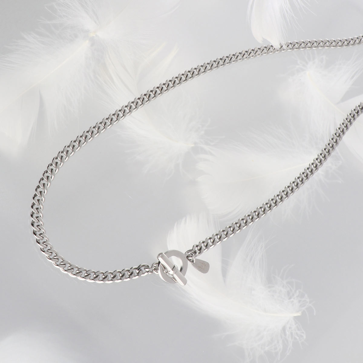 LION HEART ステンレスチェーンネックレス 03NC023BSV