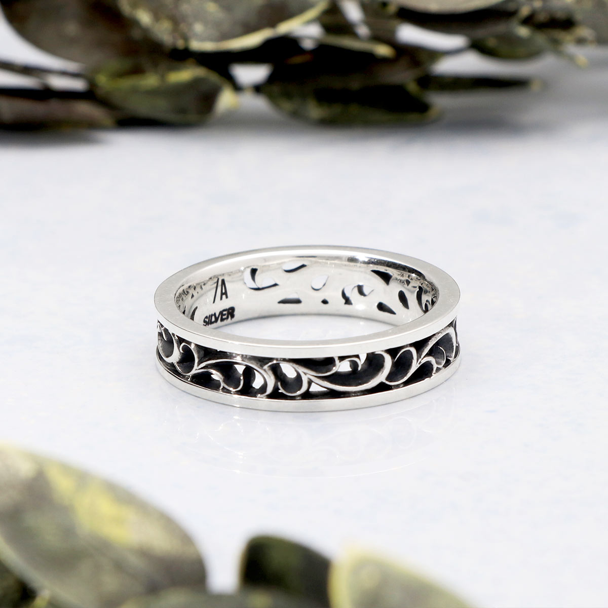 AQUA SILVER メンズ シルバーリング ASR-249F