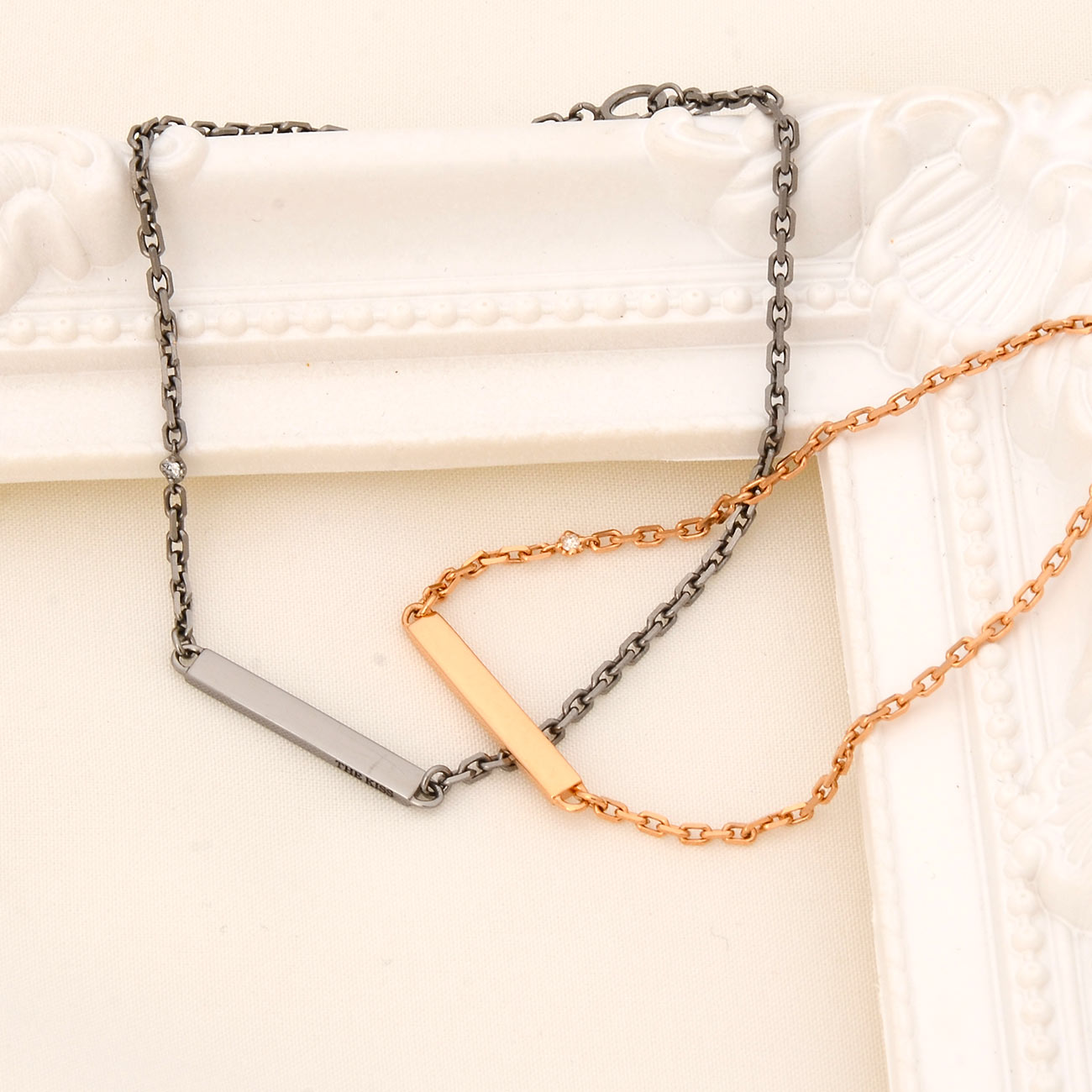 THE KISS シルバーチェーンブレスレット JW-SBR2501-JW-SBR2500