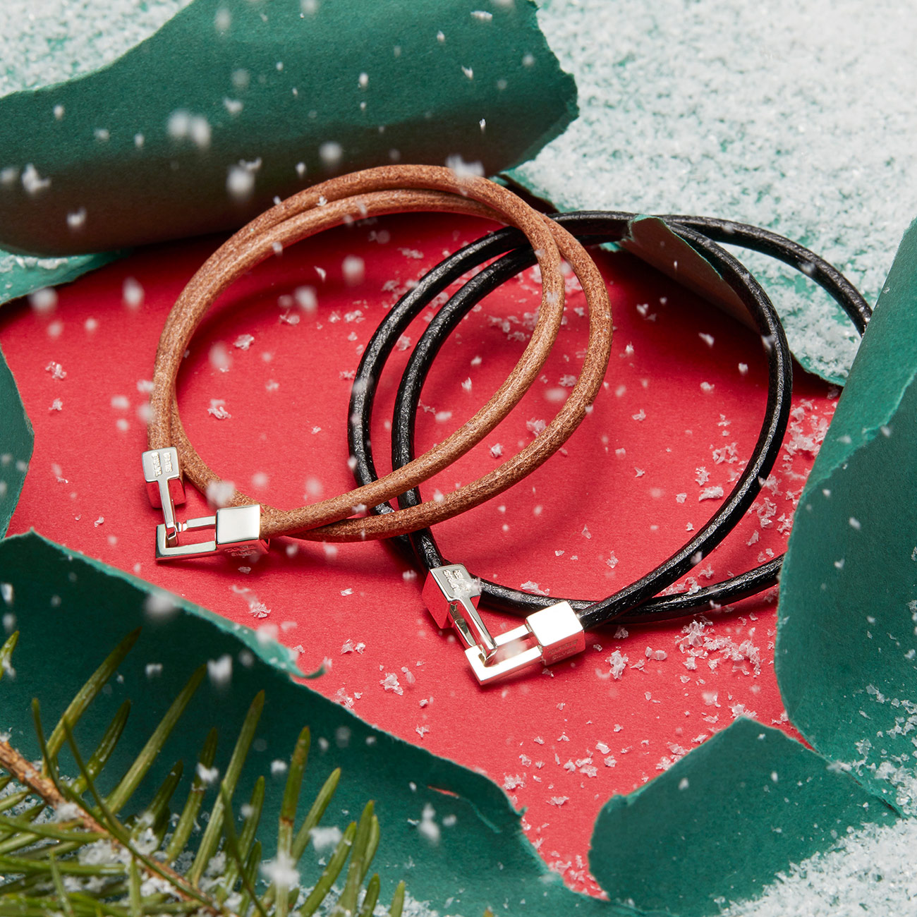 TAPIRUS レザーペアブレスレット TA186-TA186