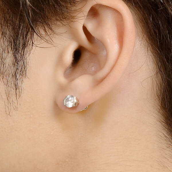 シルバーピアス(片耳用)