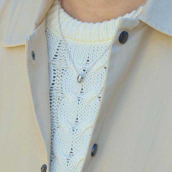 シルバーネックレス