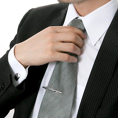 ブラスカフス&タイピンセット