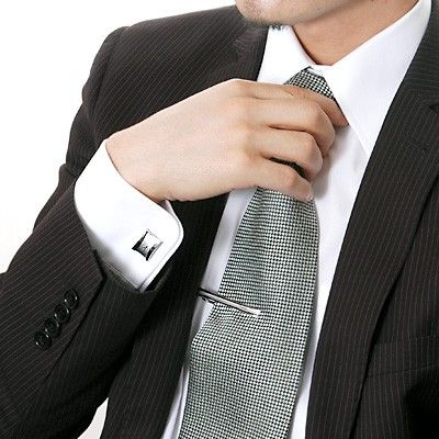 ブラスカフス&タイピンセット