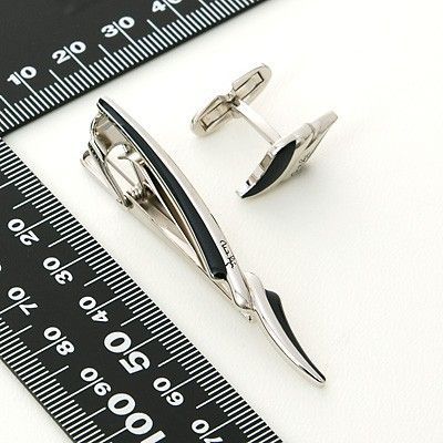 ブラスカフス&タイピンセット