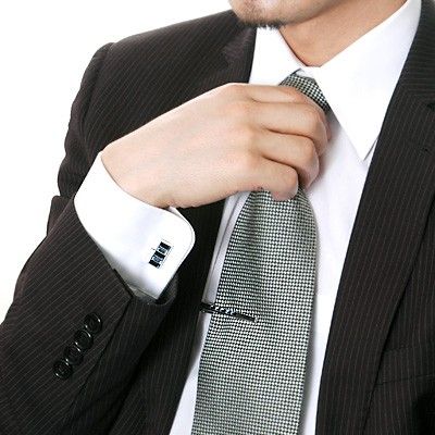 ブラスカフス&タイピンセット