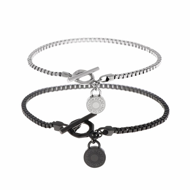 LION HEART ペアステンレスブレスレット