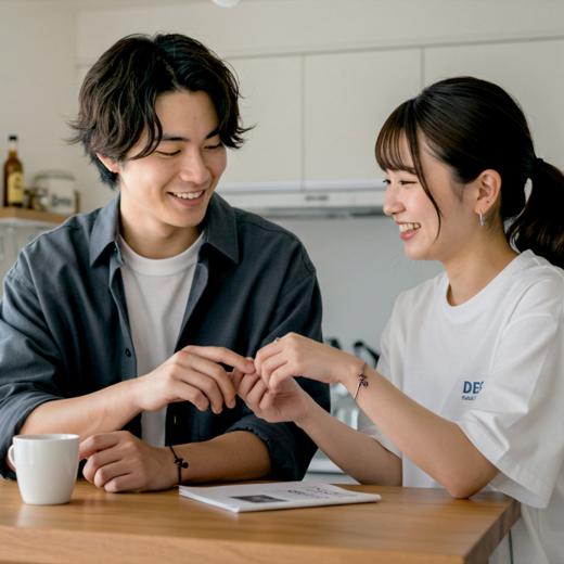 ペアステンレスブレスレット