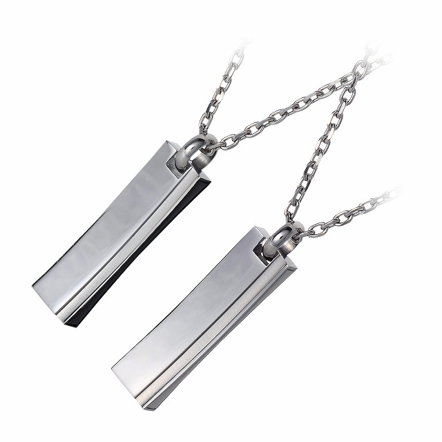 LION HEART ペアステンレスネックレス