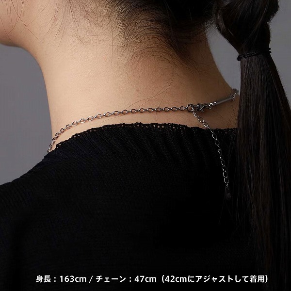 ステンレスチェーンネックレス