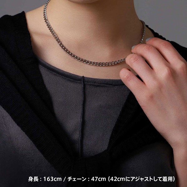 ステンレスチェーンネックレス