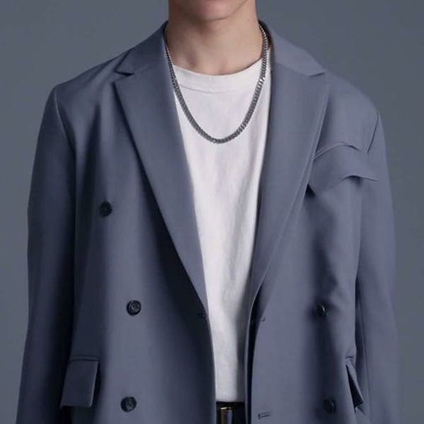 ステンレスチェーンネックレス