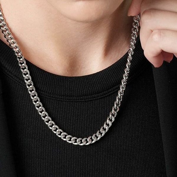 ステンレスチェーンネックレス