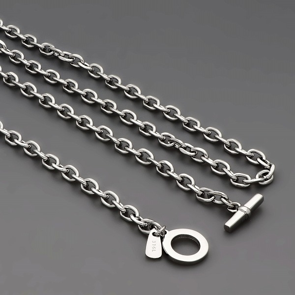 ステンレスチェーンネックレス