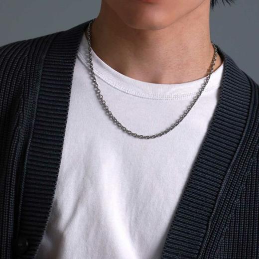 ステンレスチェーンネックレス