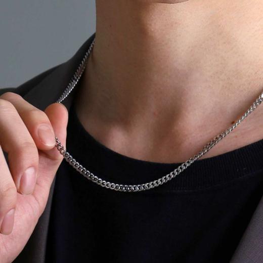 ステンレスチェーンネックレス