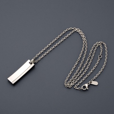 ペアステンレスネックレス