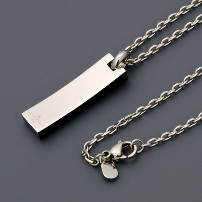 ペアステンレスネックレス