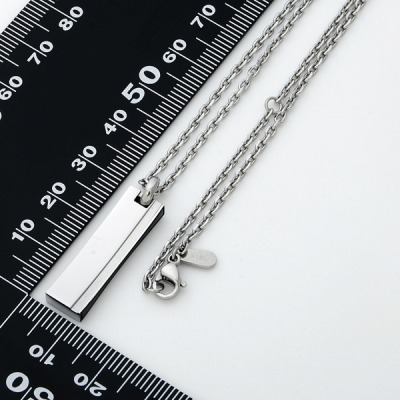 ペアステンレスネックレス