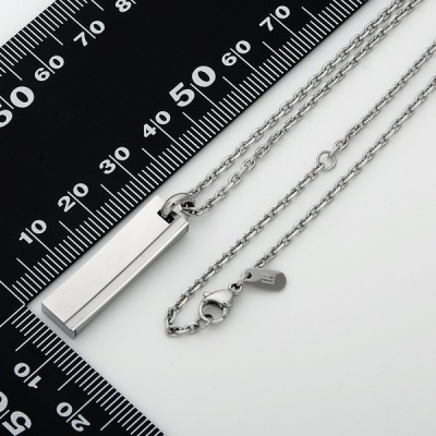 ペアステンレスネックレス