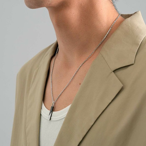 ペアステンレスネックレス