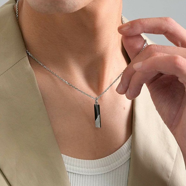 ペアステンレスネックレス