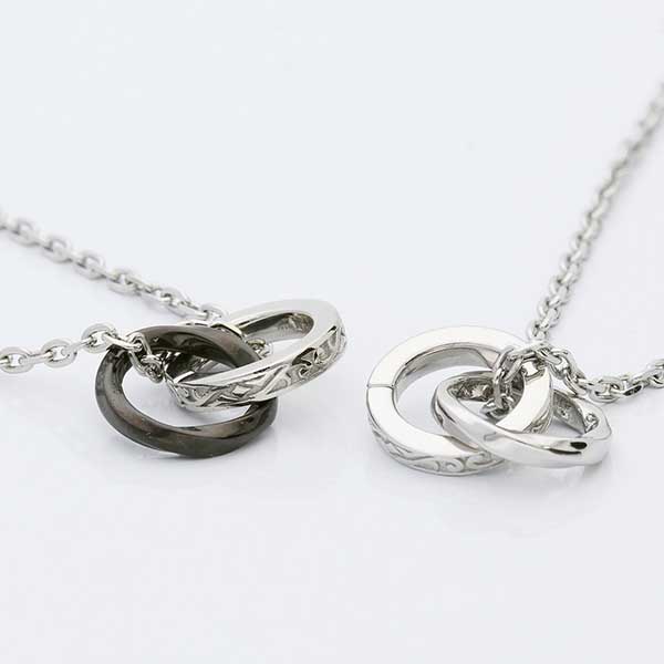 ステンレスペアネックレス