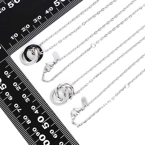 ステンレスペアネックレス