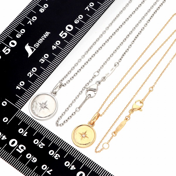 ステンレスペアネックレス