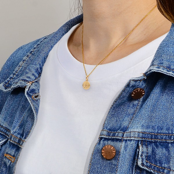 ステンレスペアネックレス