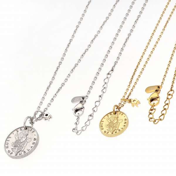 ステンレスペアネックレス