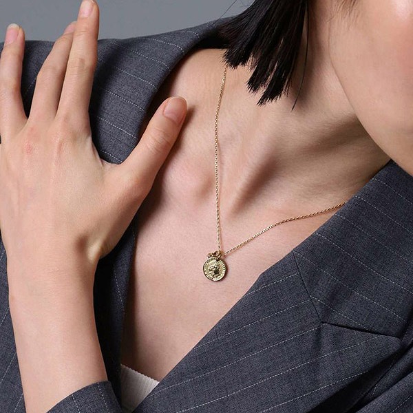 ステンレスペアネックレス