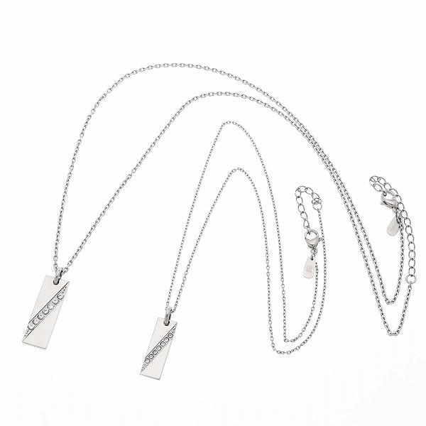 ステンレスペアネックレス