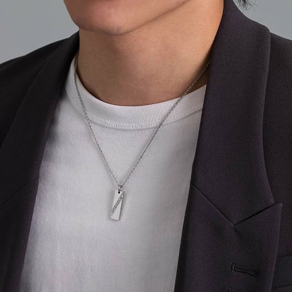 ステンレスペアネックレス