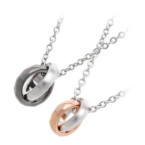 LION HEART シルバーペアネックレス