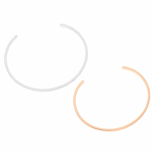 ステンレスペアバングル