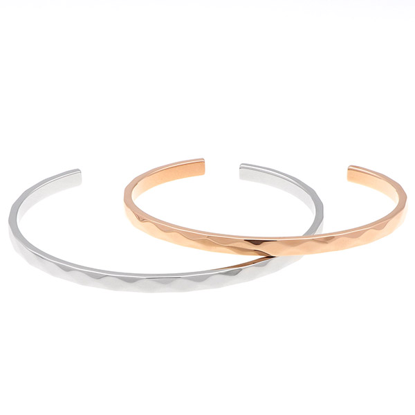 ステンレスペアバングル