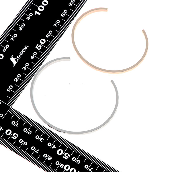 ステンレスペアバングル