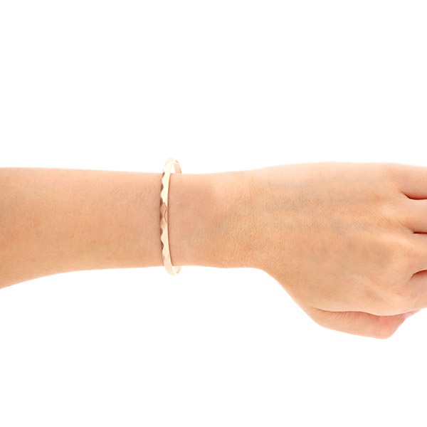 ステンレスペアバングル