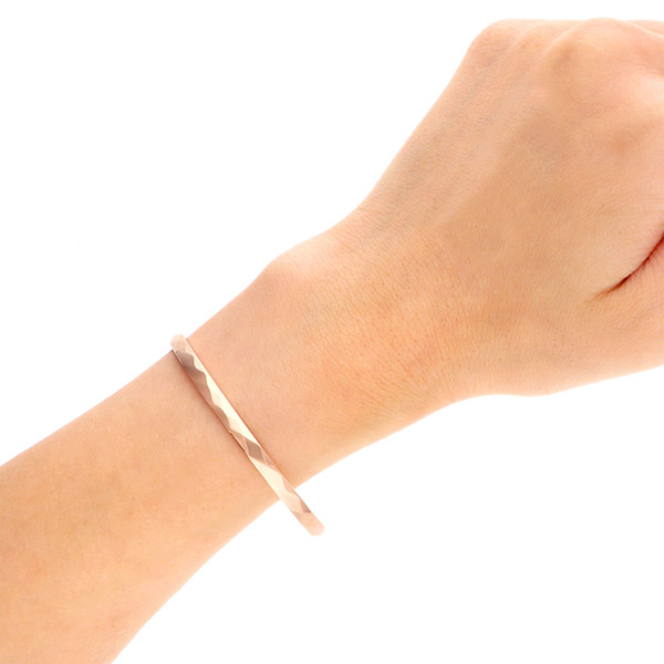 ステンレスペアバングル