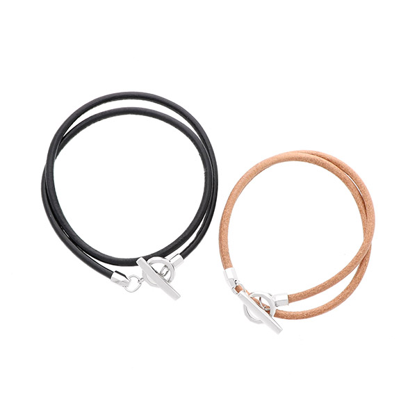 レザーペアブレスレット