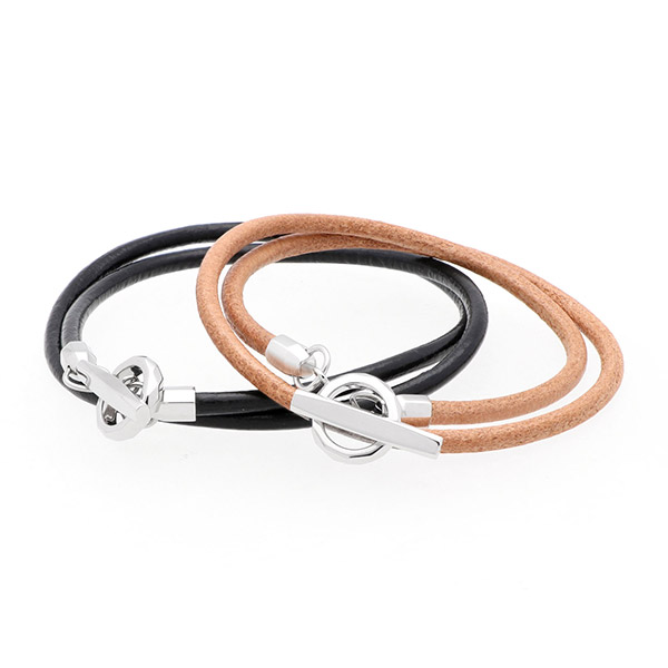 レザーペアブレスレット