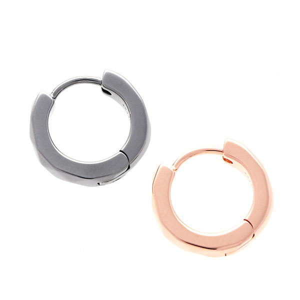 シルバーペアピアス