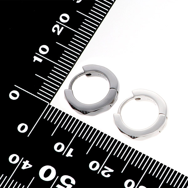 シルバーペアピアス